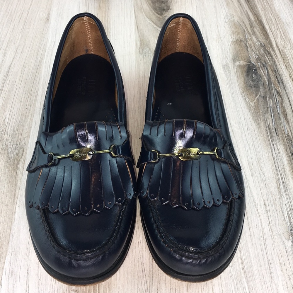 Bass Weejuns Blue Loafers